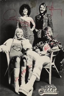 Lot #606 ABBA Signed Photograph