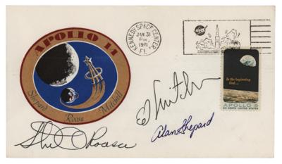 Lot #409 Apollo 14 Signed 'Launch Day' Cover - From the Collection of Walt Cunningham
