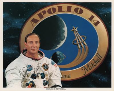 Lot #424 Edgar Mitchell Signed Photograph - Image 1