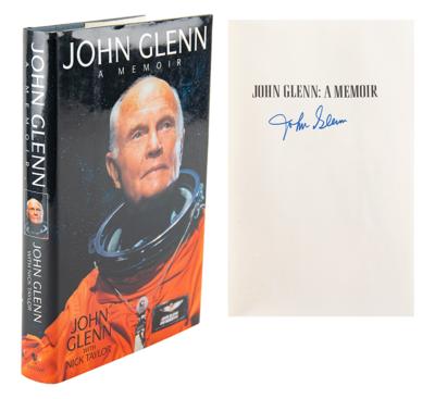 Lot #413 John Glenn Signed Book