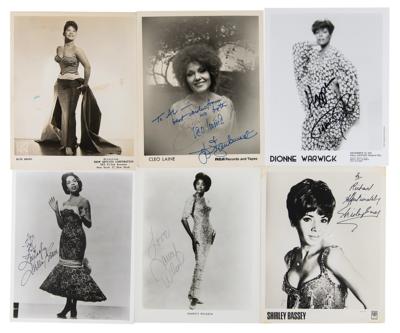 Lot #545 Jazz and Pop Singers (6) Signed Photos