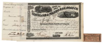 Lot #319 Cleveland & Toledo Rail-Road Co. Stock Certificate