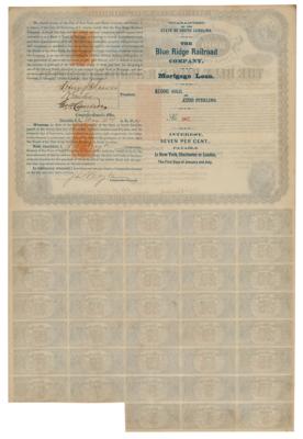 Lot #181 Henry Clews Signed Mortgage Bond - Image 2