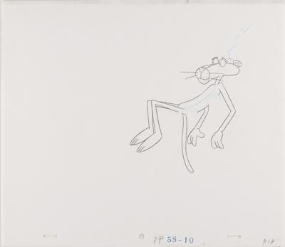 Lot #469 Pink Panther Production Cel and Matching Drawing - Image 2