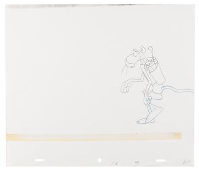 Lot #470 Pink Panther Production Cel and Matching Drawing - Image 2