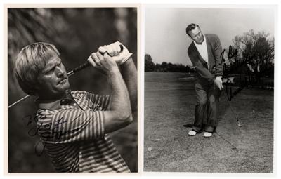 Lot #756 Arnold Palmer and Jack Nicklaus (2) Signed Photographs - Image 1