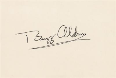 Lot #406 Buzz Aldrin Signature