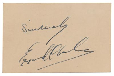 Lot #716 Ezzard Charles Signature - Image 1