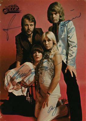 Lot #605 ABBA Signed Photograph