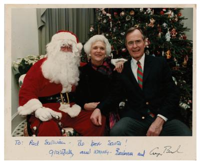 Lot #42 George and Barbara Bush Signed Photograph - Image 1