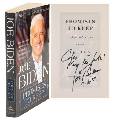 Lot #37 Joe Biden Signed Book