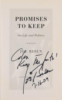 Lot #37 Joe Biden Signed Book - Image 2