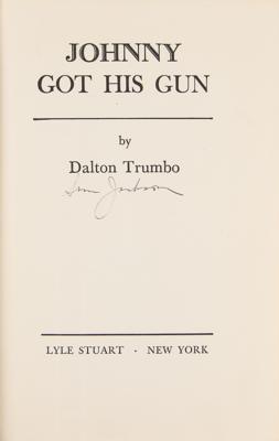 Lot #519 Dalton Trumbo Signed Book Presented to Kirk Douglas - Image 5