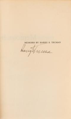 Lot #93 Harry S. Truman Signed Book - Image 2