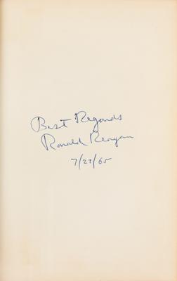 Lot #33 Ronald Reagan Signed Book - Image 2