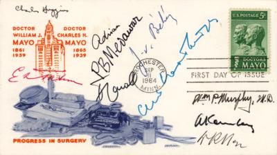 Lot #256 Nobel Prize in Physiology or Medicine Winners (10) Signed First Day Cover - Image 1