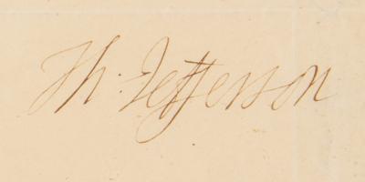 Lot #1 Thomas Jefferson Autograph Letter Signed as President - Image 2
