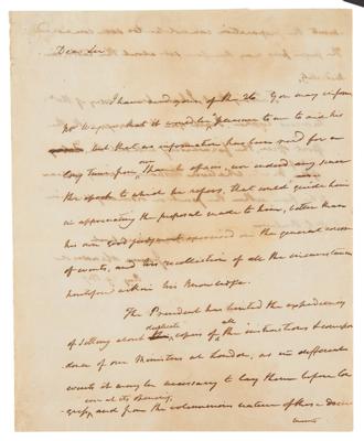 Lot #3 James Madison Autograph Letter Signed