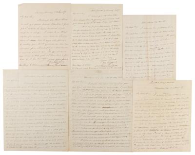 Lot #9 James Buchanan (6) Autograph Letters Signed