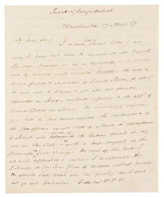 Lot #9 James Buchanan (6) Autograph Letters Signed - Image 2