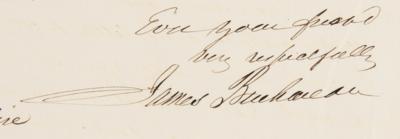 Lot #9 James Buchanan (6) Autograph Letters Signed - Image 4
