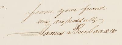 Lot #9 James Buchanan (6) Autograph Letters Signed - Image 7