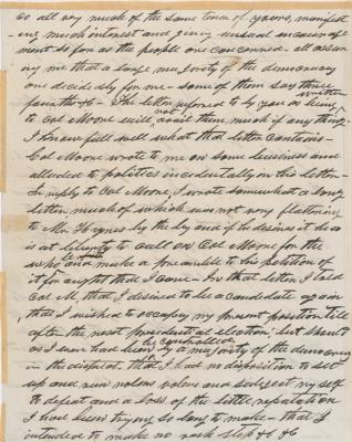 Lot #11 Andrew Johnson Autograph Letter Signed - Image 2
