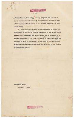 Lot #24 Harry S. Truman Typed Letter Signed as President - Image 3