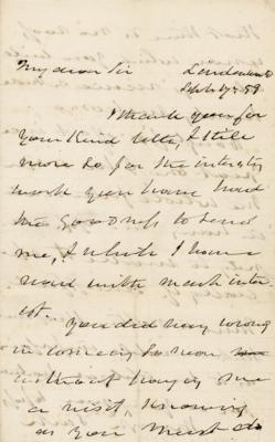 Lot #5 Martin Van Buren Autograph Letter Signed