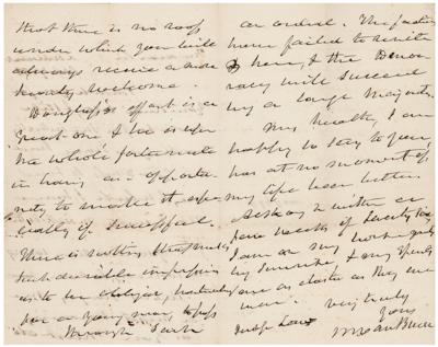 Lot #5 Martin Van Buren Autograph Letter Signed - Image 2