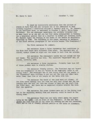 Lot #21 Franklin D. Roosevelt (3) Typed Letters Signed - Image 5