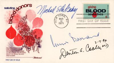 Lot #210 Heart Doctors Signed First Day Cover