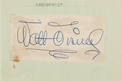 Lot #456 Walt Disney Signature (Autograph Album)