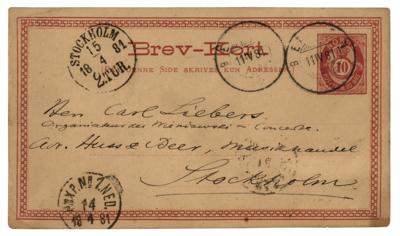 Lot #436 Edvard Grieg Autograph Letter Signed - Image 2