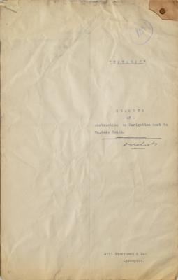 Lot #300 Titanic: Packet of (6) 'Obstruction to Navigation' Reports - Image 2