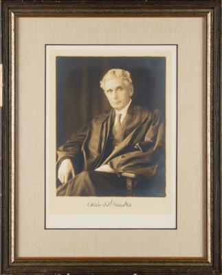 Lot #163 Louis Brandeis Signed Photograph - Image 2