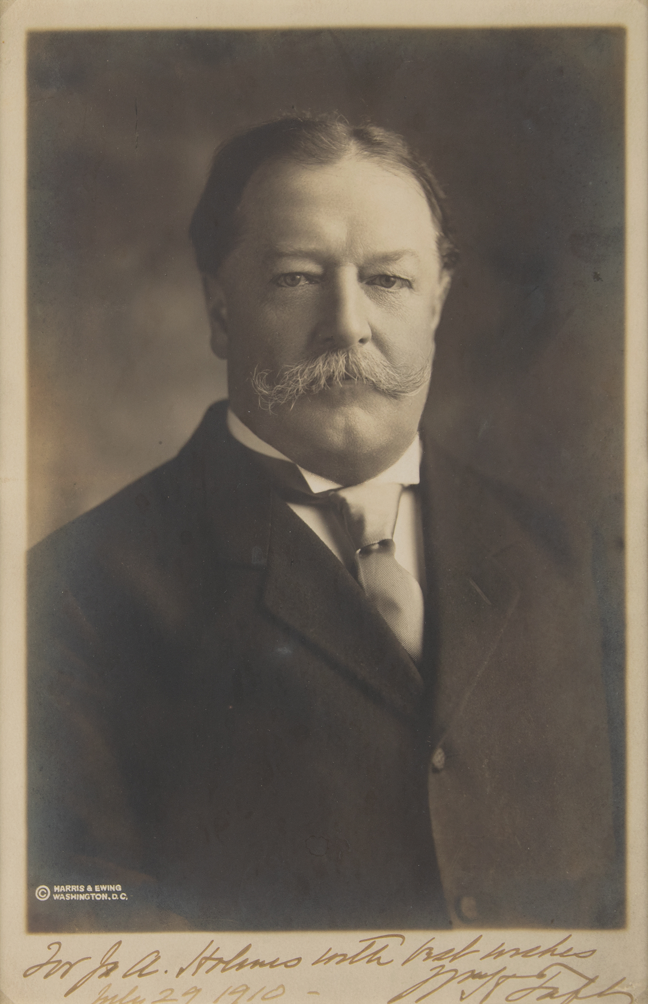 Lot #17 William H. Taft Signed Photograph as President