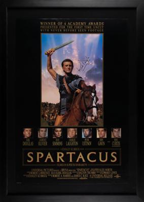 Lot #647 Kirk Douglas Signed Spartacus Poster - Image 3