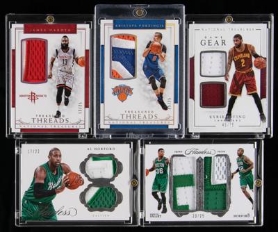 Lot #883 2016-17 Panini and Leaf Basketball Relic Lot of (5) - Image 1