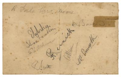 Lot #136 Robert Falcon Scott and the Terra Nova Expedition Signatures - Image 1