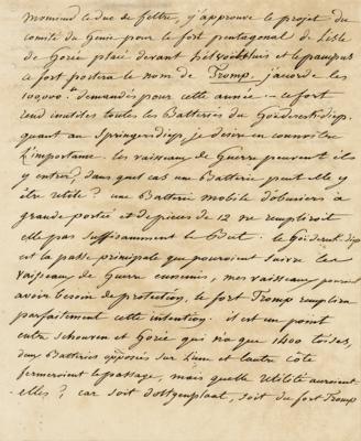 Lot #350 Napoleon Letter Signed