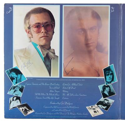 Lot #530 Elton John and Bernie Taupin Signed Album - Image 2