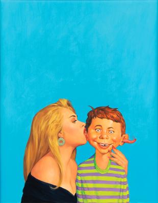 Lot #457 MAD Magazine: Richard Williams Original Painting for the 'Sex & Dating' Front Cover - Image 1