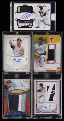 Lot #867 NY Yankees Lot of (11) Autograph and Relic Cards with Mattingly, Teixeira, Stanton, and Torres - Image 2