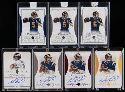 Lot #940 Nick Foles (7) Autograph and Relic Cards - Image 1