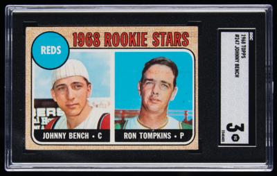 Lot #796 1968-1975 Topps Baseball HOF Lot of (15) with Bench RC, Gibson, and Palmer - Image 1