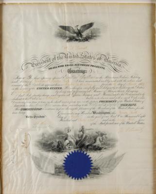 Lot #13 U. S. Grant Document Signed as President - Image 1