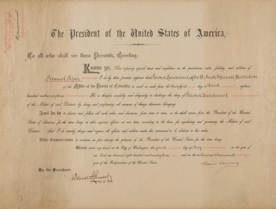 Lot #50 Grover Cleveland Document Signed as