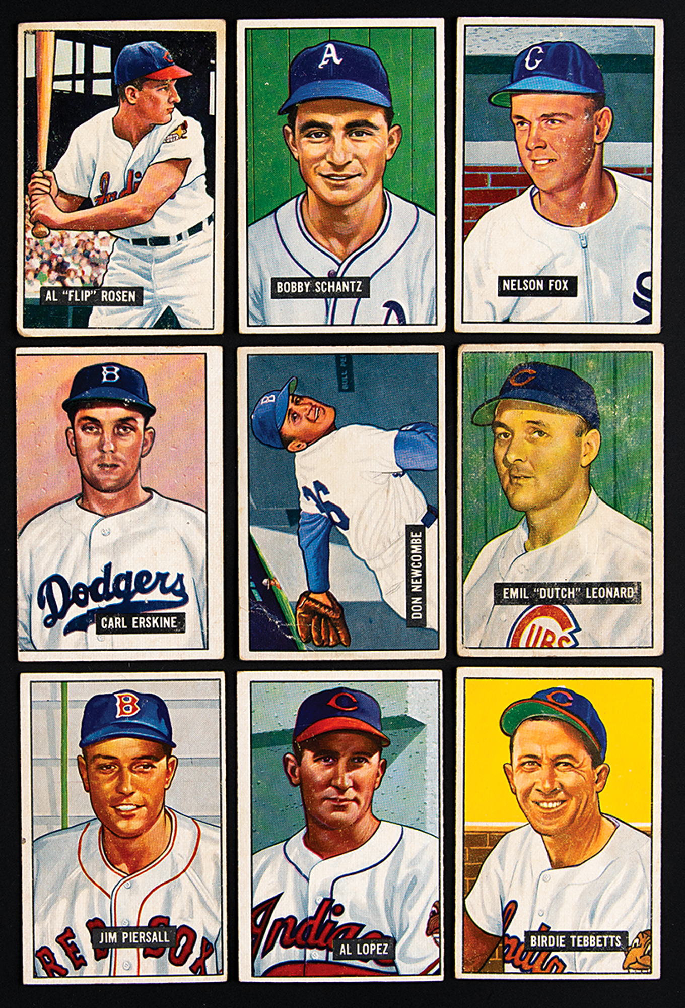 Lot #776 1951 Bowman Baseball Lot of (51) with (20) High Numbers