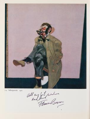 Lot #433 Francis Bacon Twice-Signed Book - Image 4